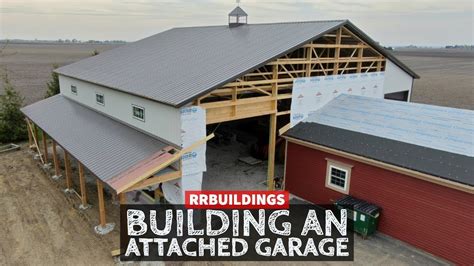 attaching a metal garage to a house|attaching garage to existing house.